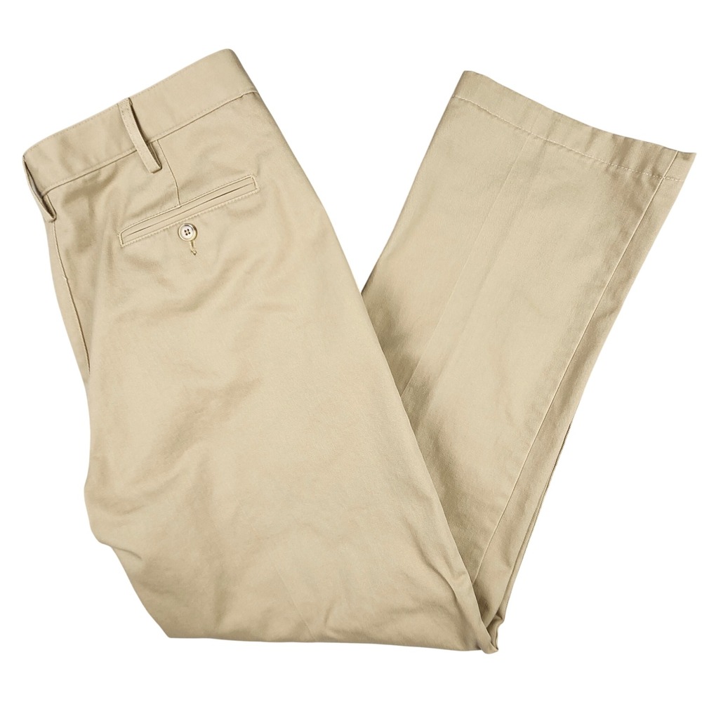 Lands End‎ Traditional Fit Comfort Waist Khaki Chino Pants Mens Size 35x30.5